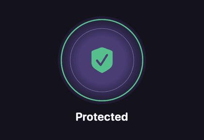 The Woof Safety screen showing protection status and the next check-in.